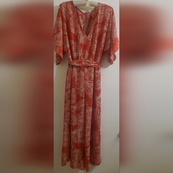 Sienna Sky Romper Red Orange Size Medium - Picture 6 of 12